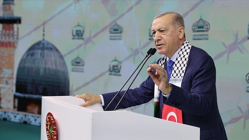 İsrail saldırılarına tepki gösteren Erdoğan: Netanyahu bir Gazze kasabıdır